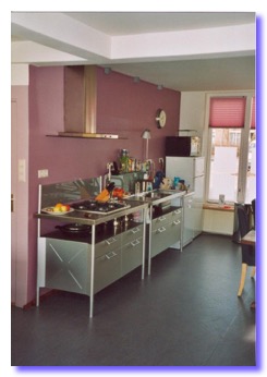 Nieuw gelatexte muur